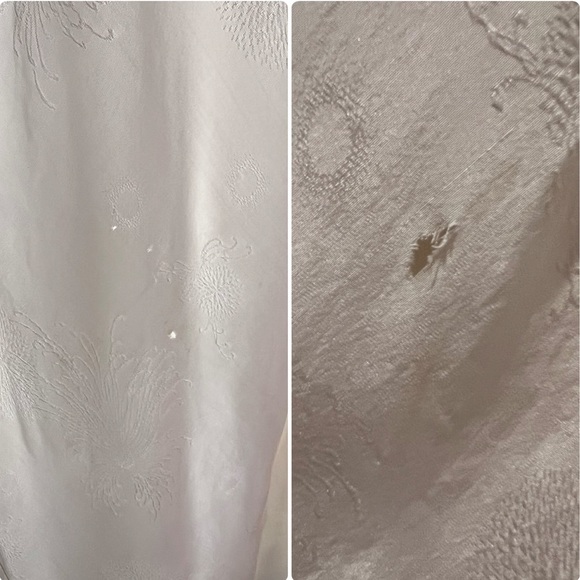 Antique C1900s ‘City of Paris’ San Francisco L’Elegance Silk night slip gown - Picture 13 of 16